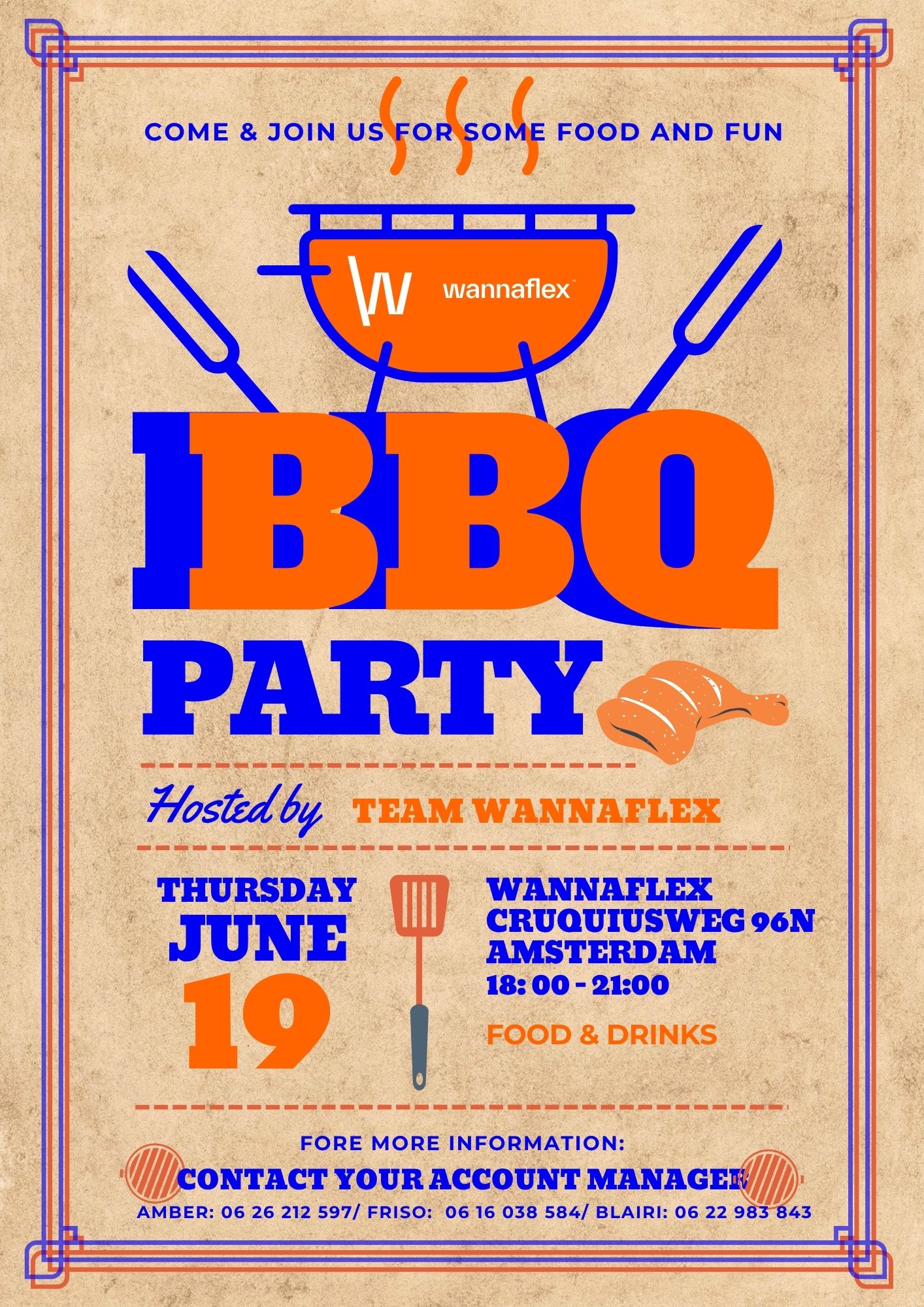 Save the Date : De WannaFlex Zomer BBQ is terug! 🔥